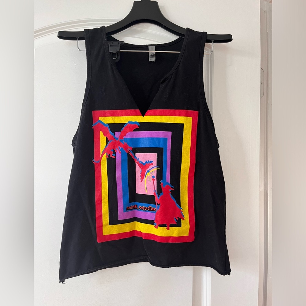 Animal collective band tank top